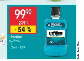 Globus Listerine ústní voda nabídka