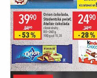 Globus Orion studentská pečeť nabídka