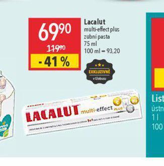 Globus Lacalut zubní pasta nabídka