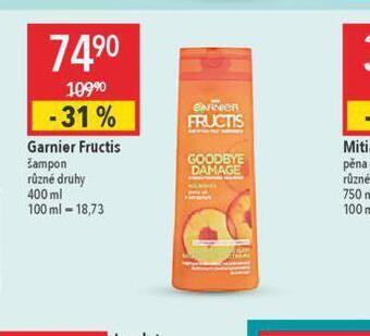 Globus Garnier fructis šampon nabídka