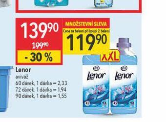 Globus Lenor aviváž nabídka