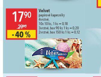 Globus Velvet papírové kapesníky nabídka
