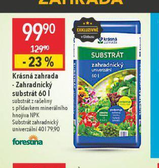 Globus Zahradnický substrát nabídka