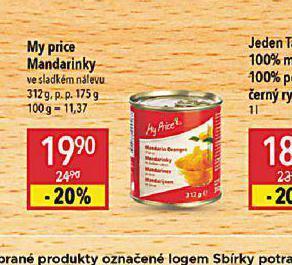 Globus My price mandarinky nabídka
