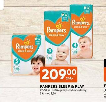 Terno Pampers dětské plenky nabídka