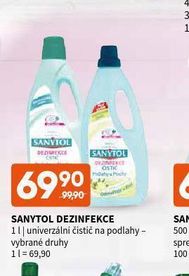 Terno Sanytol dezinfekce nabídka