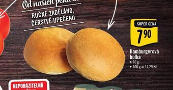 Albert Hamburgerová bulka nabídka