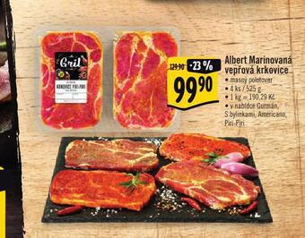 Albert Albert marinovaná vepřová krkovice nabídka