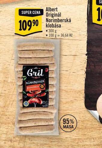 Albert Albert original norimberská klobása nabídka