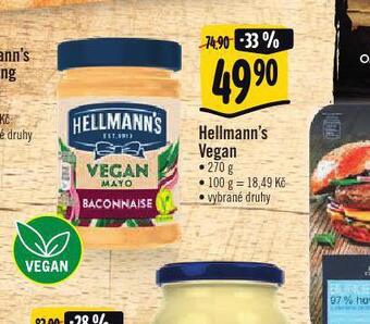 Albert Hellmann´s vegan omáčka nabídka