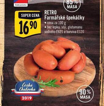 Albert Retro farmářské špekáčky nabídka