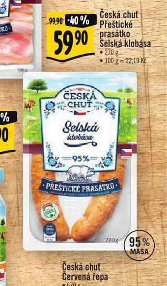 Albert Přeštické prasátko selská klobása nabídka
