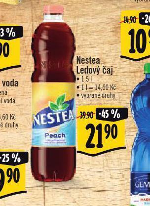 Albert Nestea ledový čaj nabídka