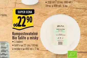 Kompostovatelné bio talíře a misky
