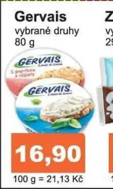 Konzum Gervais 80g nabídka