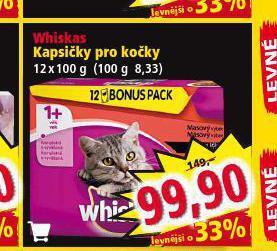 Norma Whiskas kapsičky pro kočky nabídka
