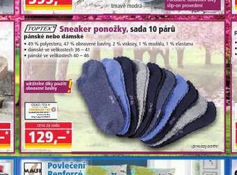 Norma Sneaker ponožky nabídka
