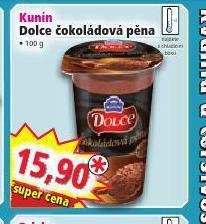 Norma Kunín dolce čokoládová pěna nabídka