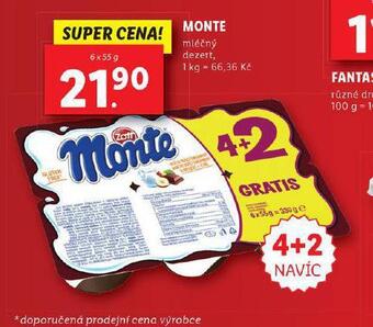 Lidl Zott monte nabídka