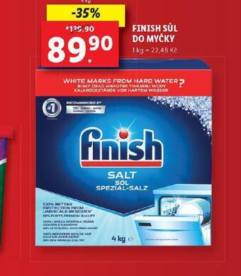 Lidl Finish sůl do myčky nabídka