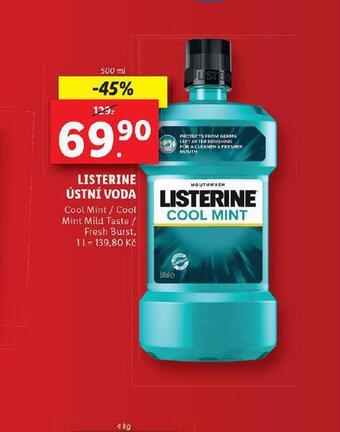 Lidl Listerine ústní voda nabídka