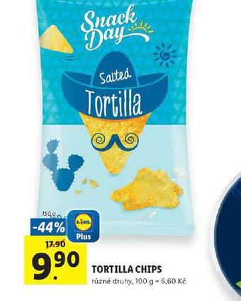 Lidl Tortilla chips nabídka
