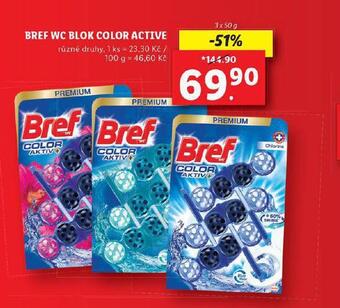 Lidl Bref wc blok color active nabídka
