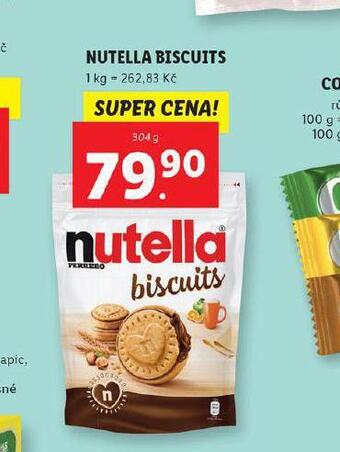 Lidl Nutella biscuits nabídka