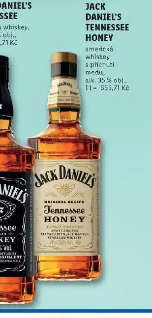 Lidl Jack danile´s tennessee honey nabídka