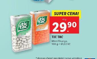 Lidl Tic tac nabídka