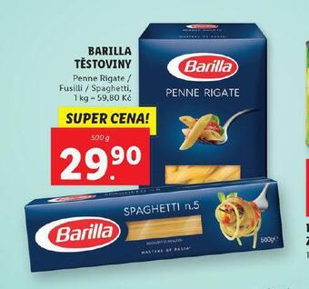 Lidl Barilla těstoviny nabídka