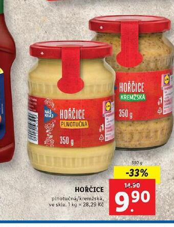 Lidl Hořčice nabídka