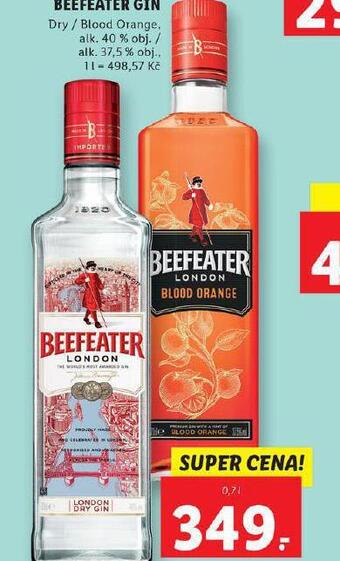 Lidl Beefeater gin nabídka