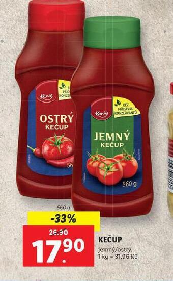 Lidl Kečup nabídka