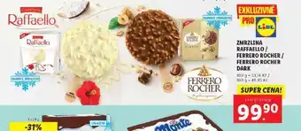 Lidl Zmrzlina rafaello nabídka