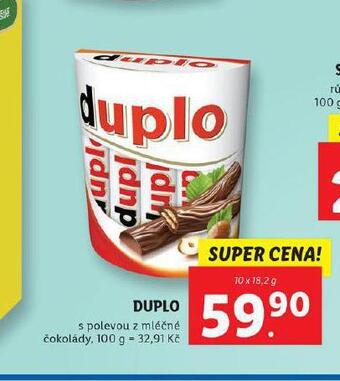 Lidl Duplo nabídka