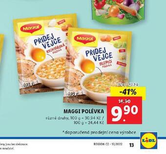 Lidl Maggi polévka nabídka