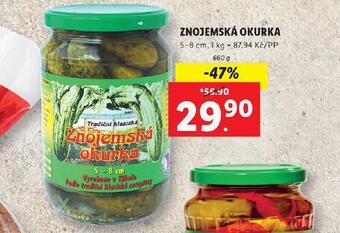 Lidl Znojemská okurka nabídka