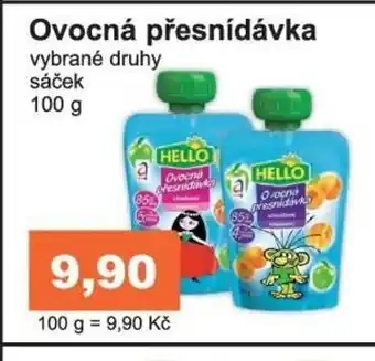 Ovocná přesnídávka 100g