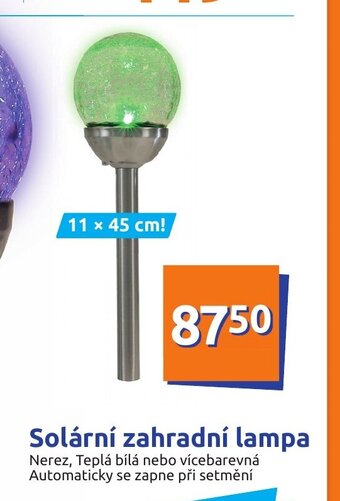 Action Solární zahradní lampa nabídka