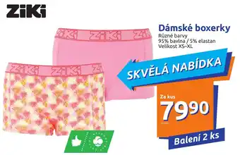 Action Dámské boxerky 2ks nabídka