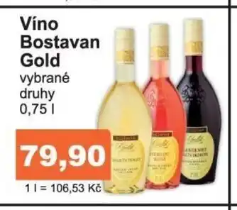 Konzum Víno Bostavan Gold 0,75l nabídka