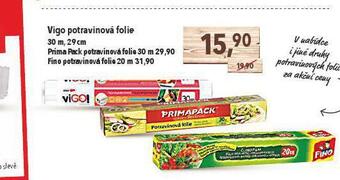 Globus Potravinová fólie nabídka