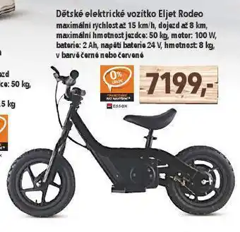 Dětské elektrické vozítko