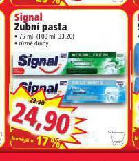 Norma Signal zubní pasta nabídka