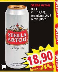 Norma Pivo stella artois nabídka