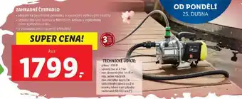 Zahradní čerpadlo