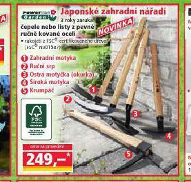 Japonské zahradní nářadí