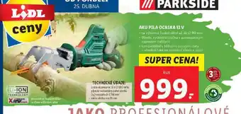 Lidl Aku pila ocaska 12 v nabídka