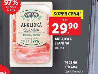 Lidl Anglická slanina nabídka